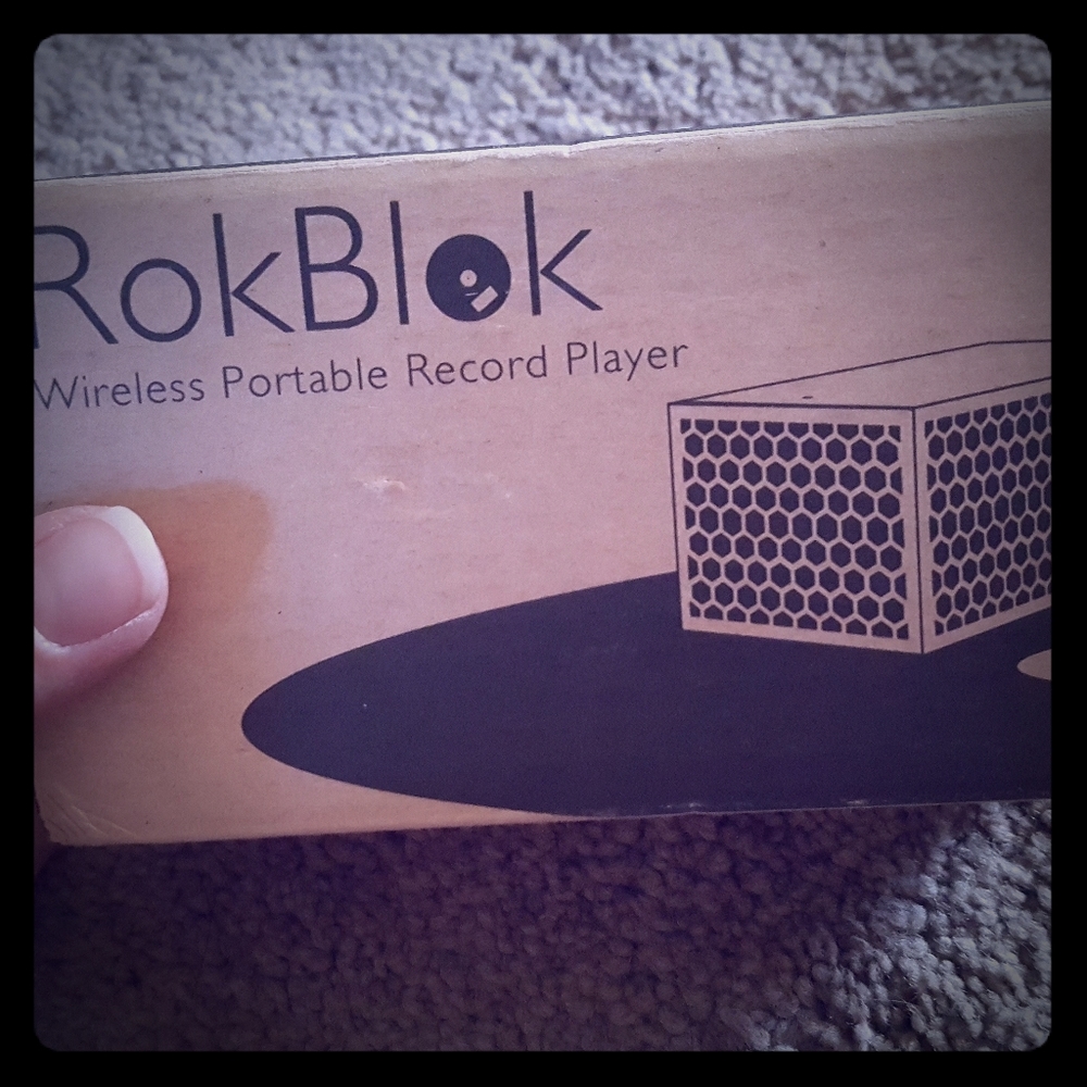 Small powerful portable Record player